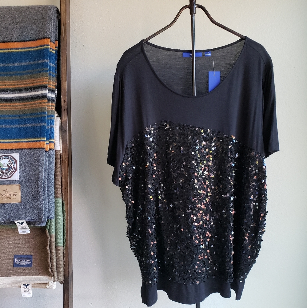 Apt.9 sequin top